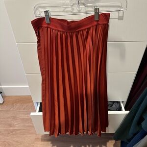 H&M Pleated Midi Skirt